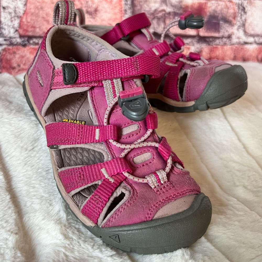 Keen Kids Pink and Gray Water Shoes